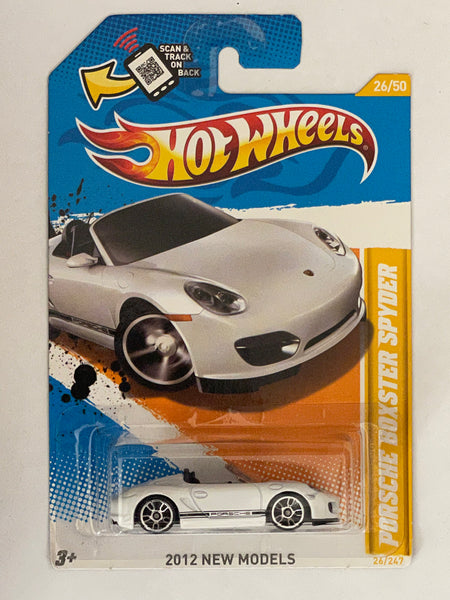 Hotwheels Porsche Boxster Spyder “White”