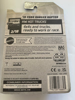 Hotwheels ‘19 Ford Ranger Raptor HW Hot Trucks