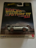 Hotwheels Premium Pop Culture Back to the Future Time Machine 50’s Version