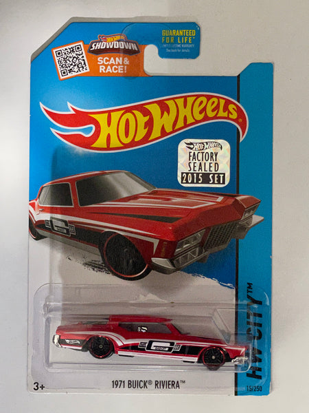 Hotwheels 1971 Buick Riviera Factory Sealed 2015 Set