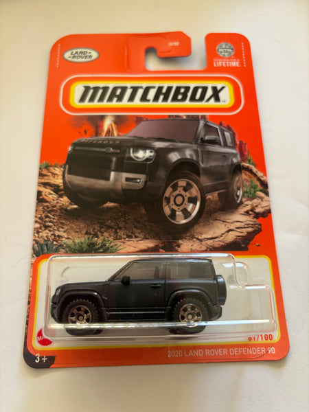 Matchbox 2020 Land Rover Defender 90 Black