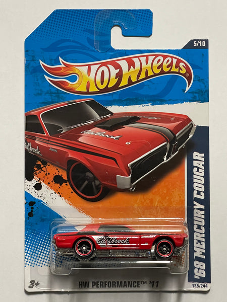 Hotwheels ‘68 Mercury Cougar Red