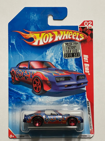 Hotwheels Hot Bird Factory Sealed 2010 Set Blue/Red