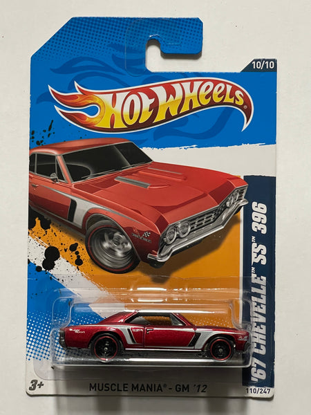 Hotwheels ‘67 Chevelle SS 396 Red