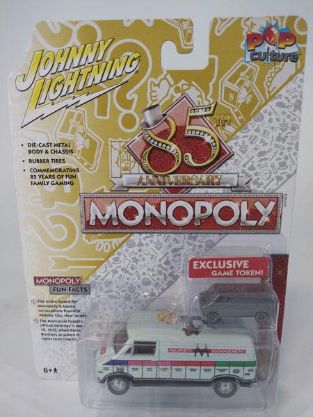 JOHNNY LIGHTNING POP CULTURE  MONOPOLY 1977 DODGE VAN