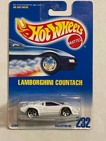 HOTWHEELS LAMBORGHINI COUNTACH “WHITE”