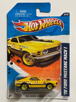 HOTWHEELS  ‘71 FORD MUSTANG MACH 1 YELLOW