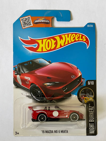 HOTWHEELS ‘15 MAZDA MX-5 MIATA RED