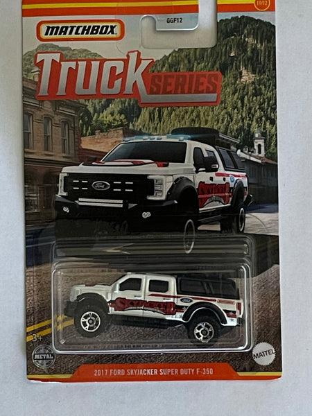 MATCHBOX 2017 FORD SKYJACKER SUPER DUTY F-350