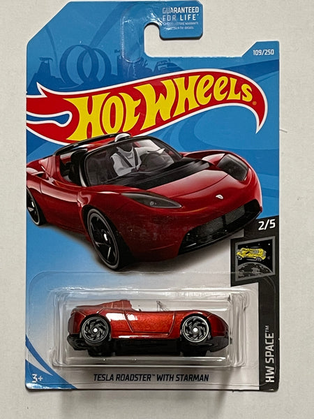 HOTWHEELS TESLA ROADSTER WITH STARMAN