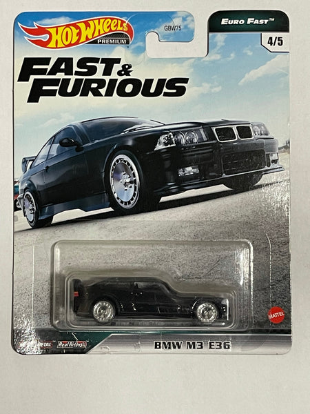 HOTWHEELS FAST & FURIOUS BMW M3 E36 BLACK