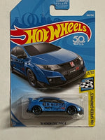 HOTWHEELS ‘16 HONDA CIVIC TYPE R BLUE