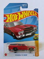 HOTWHEELS ‘70 CHEVELLE SS WAGON RED