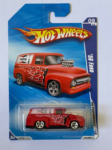 HOTWHEELS ‘56 FORD RED