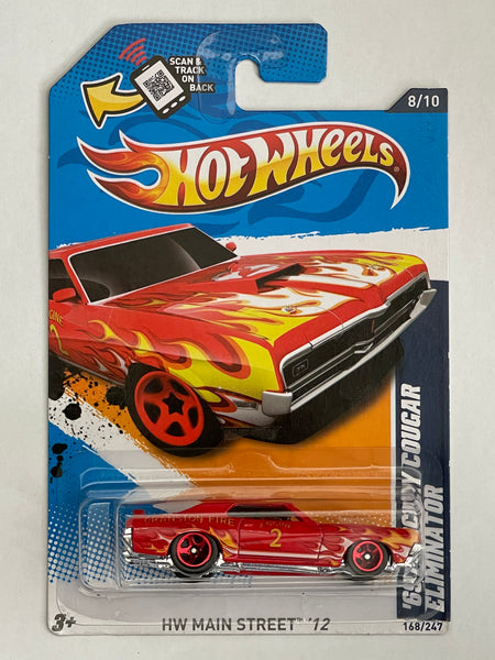 HOTWHEELS ‘69 MERCURY COUGAR ELIMINATOR RED