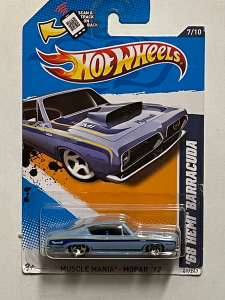 HOTWHEELS  ‘68 HEMI BARRACUDA