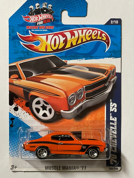 HOTWHEELS ‘70 CHEVELLE SS ORANGE