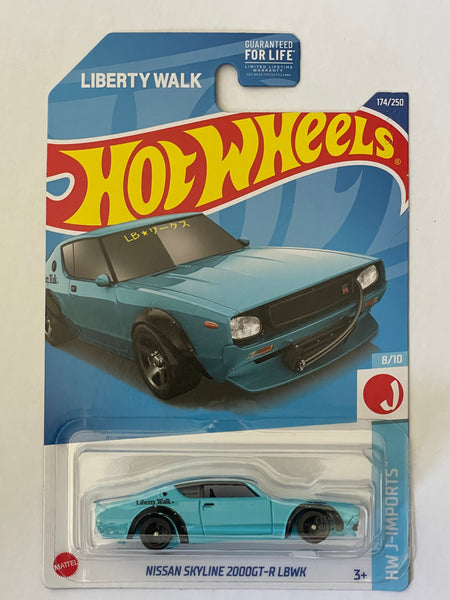 HOTWHEELS NISSAN SKYLINE 2000GT-R LBWK
