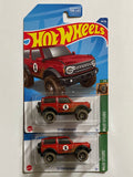 HOTWHEELS ‘21 FORD BRONCO RED