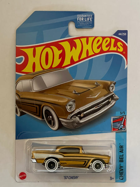 HOTWHEELS ‘57 CHEVY GOLD