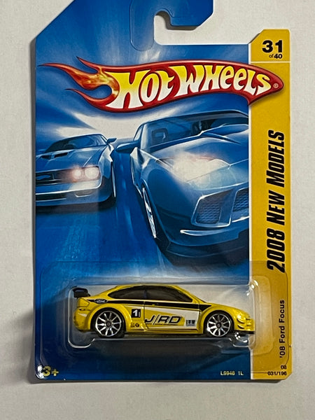 HOTWHEELS ‘08 FORD FOCUS YELLOW