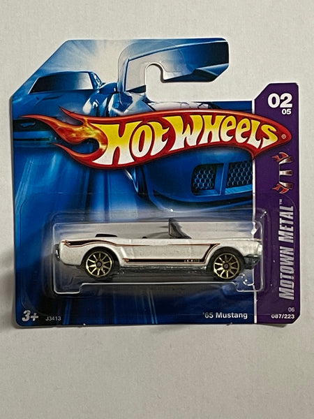 HOTWHEELS ‘65 MUSTANG WHITE