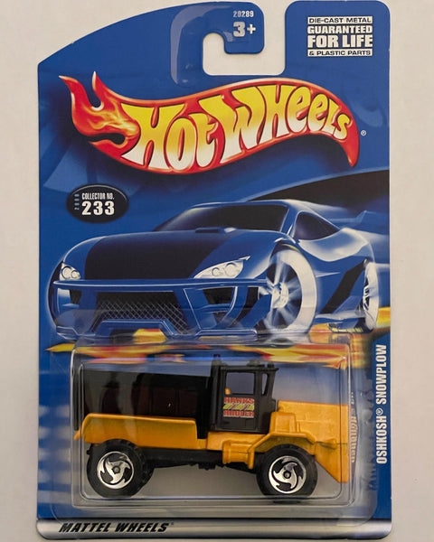 HOTWHEELS OSHKOSH SNOWPLOW