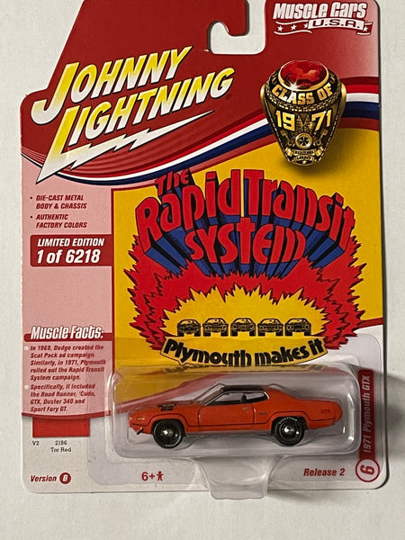 JOHNNY LIGHTNING 1971 PLYMOUTH GTX