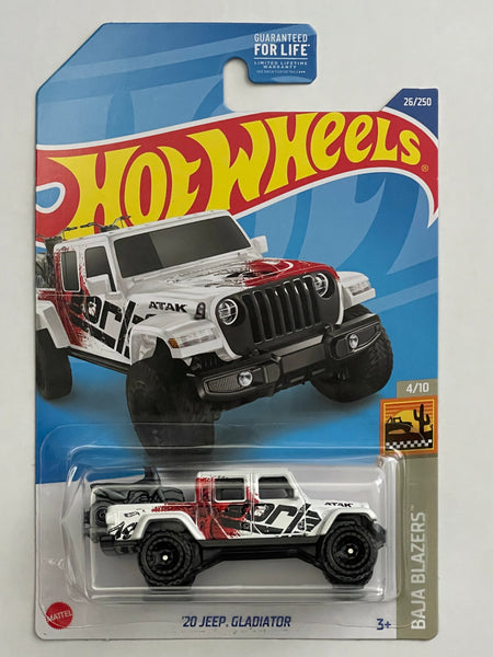 HOTWHEELS ‘20 JEEP GLADIATOR WHITE