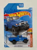 HOTWHEELS TOYOTA LAND CRUISER BLUE