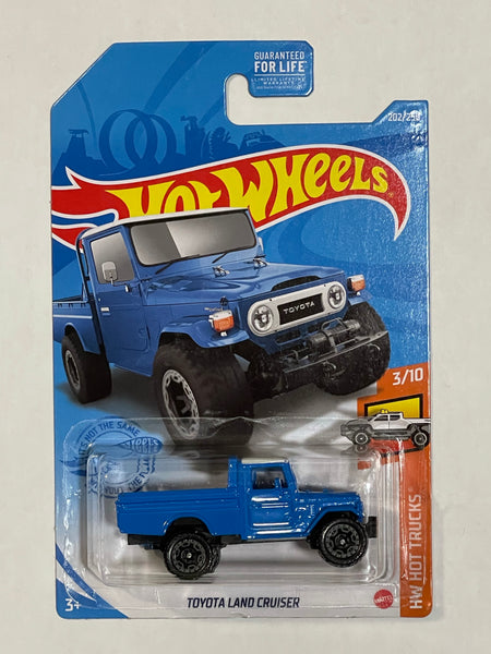 HOTWHEELS TOYOTA LAND CRUISER BLUE