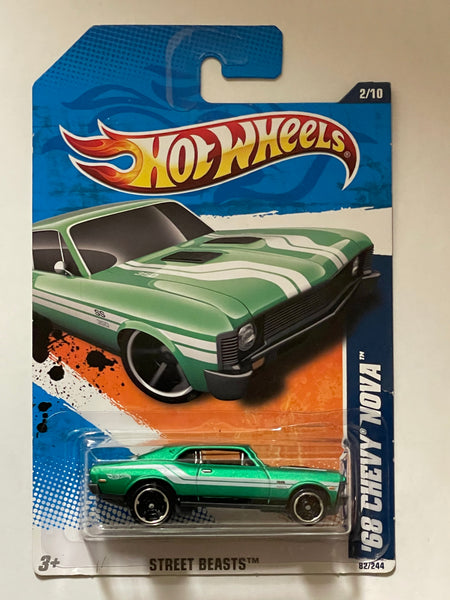 HOTWHEELS ‘68 CHEVY NOVA GREEN