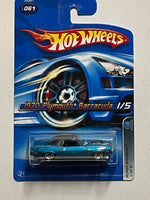 HOTWHEELS 1970 PLYMOUTH BARRACUDA BLUE