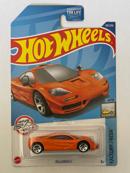 HOTWHEELS McLAREN F1 ORANGE