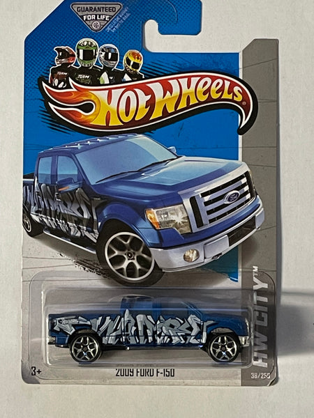 HOTWHEELS 2009 FORD F150 BLUE