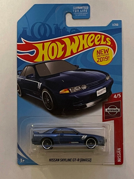 HOTWHEELS NISSAN SKYLINE GT-R (BNR32) BLUE