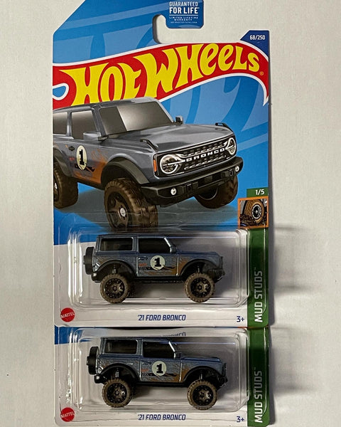 Hotwheels ‘21 Ford Bronco Grey