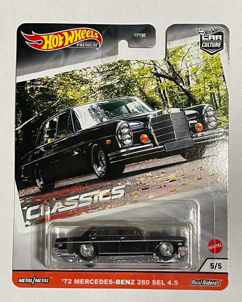 HOTWHEELS MODERN CLASSICS ‘72 MERCEDES-BENZ 280 SEL 4.5