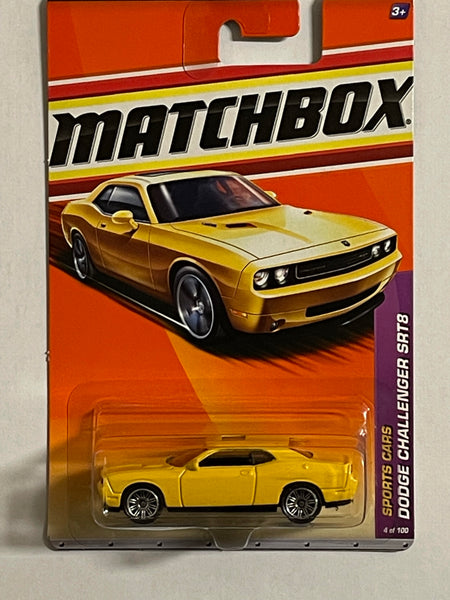 MATCHBOX DODGE CHALLENGER SRT8 YELLOW