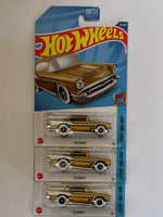 HOTWHEELS ‘57 CHEVY GOLD