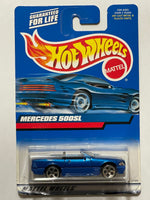 HOTWHEELS MERCEDES 500SL BLUE