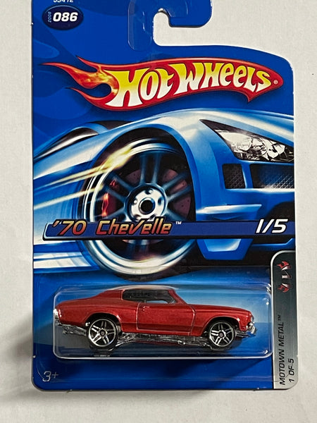 HOTWHEELS ‘70 CHEVELLE RED