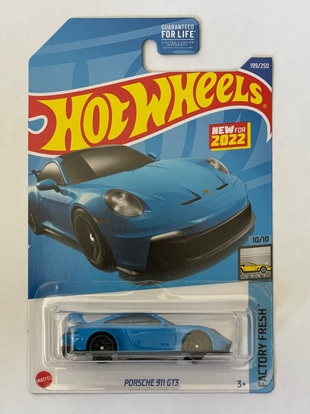 HOTWHEELS PORSCHE 911 GT3 BLUE