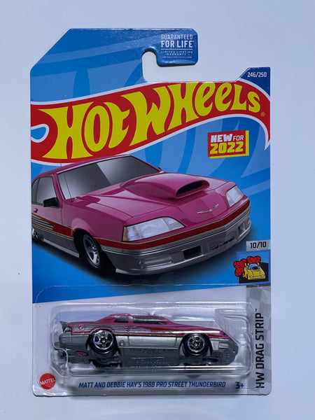 HOTWHEELS MATT AND DEBBIE HAY’S 1988 PRO STREET THUNDERBIRD