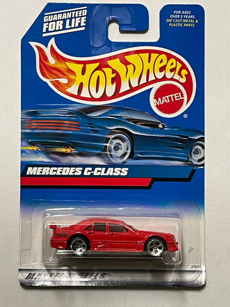HOTWHEELS MERCEDES C-CLASS RED
