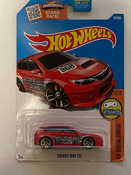 HOTWHEELS SUBARU WRX STI RED