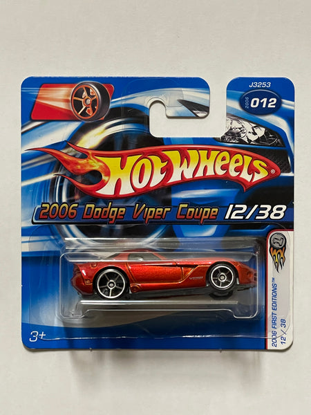 HOTWHEELS 2006 DODGE VIPER COUPE SHORT CARD