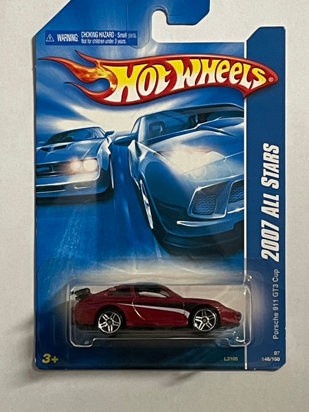 HOTWHEELS PORSCHE 911 GT3 CUP RED