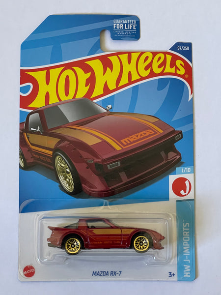 HOTWHEELS MAZDA RX-7 RED
