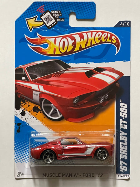 HOTWHEELS ‘67 SHELBY GT-500 RED
